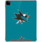 NHL San Jose Sharks Solid Background iPad Pro 12.9in (2020) Clear Case