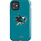 NHL San Jose Sharks Solid Background iPhone 11 Impact Case