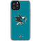 NHL San Jose Sharks Solid Background iPhone 11 Pro Clear Case