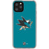 NHL San Jose Sharks Solid Background iPhone 11 Pro Clear Case