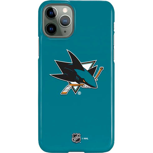 NHL San Jose Sharks Solid Background iPhone 11 Pro Lite Case