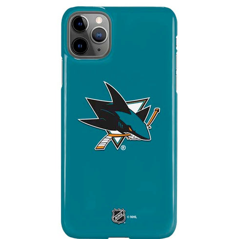 NHL San Jose Sharks Solid Background iPhone 11 Pro Max Lite Case