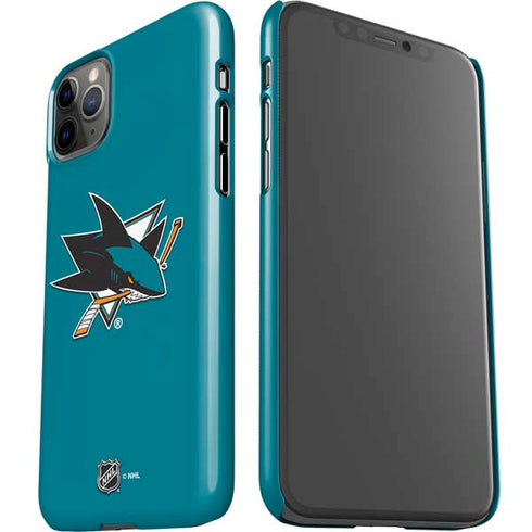 NHL San Jose Sharks Solid Background iPhone 11 Pro Max Lite Case
