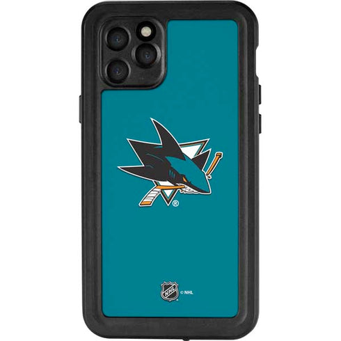 NHL San Jose Sharks Solid Background iPhone 11 Pro Waterproof Case