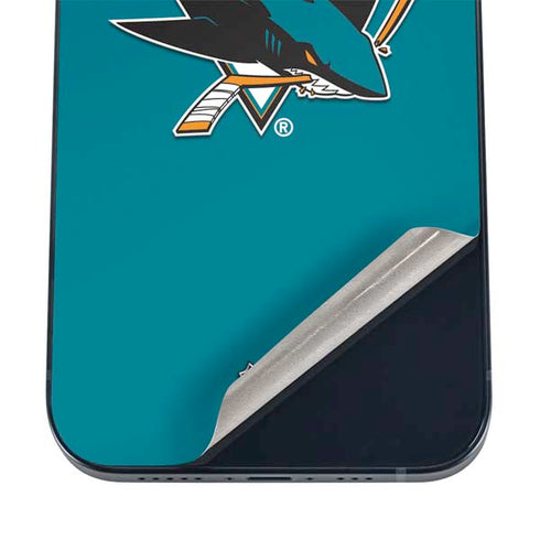 NHL San Jose Sharks Solid Background iPhone 12 Mini Skin
