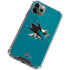 NHL San Jose Sharks Solid Background iPhone 12 Pro Clear Case