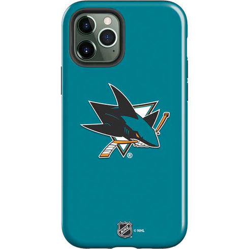 NHL San Jose Sharks Solid Background iPhone 12 Pro Impact Case