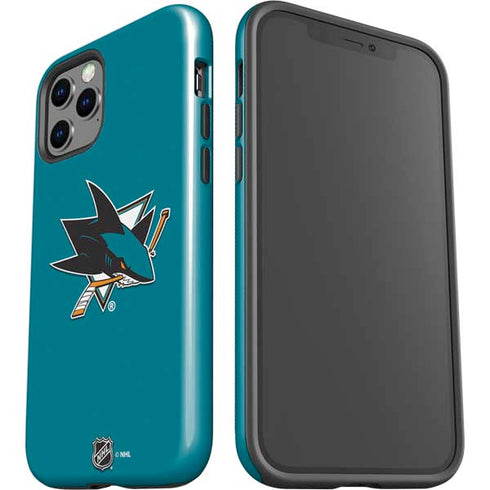 NHL San Jose Sharks Solid Background iPhone 12 Pro Impact Case