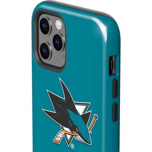 NHL San Jose Sharks Solid Background iPhone 12 Pro Max Impact Case
