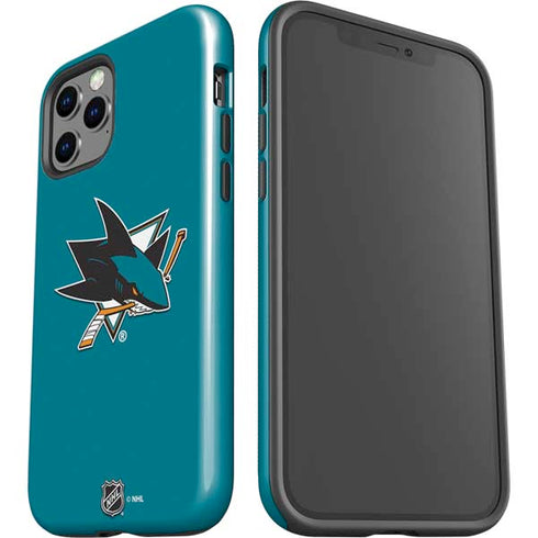 NHL San Jose Sharks Solid Background iPhone 12 Pro Max Impact Case