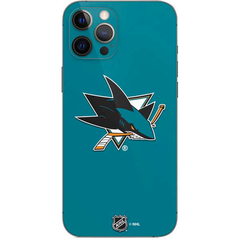 NHL San Jose Sharks Solid Background iPhone 12 Pro Max Skin