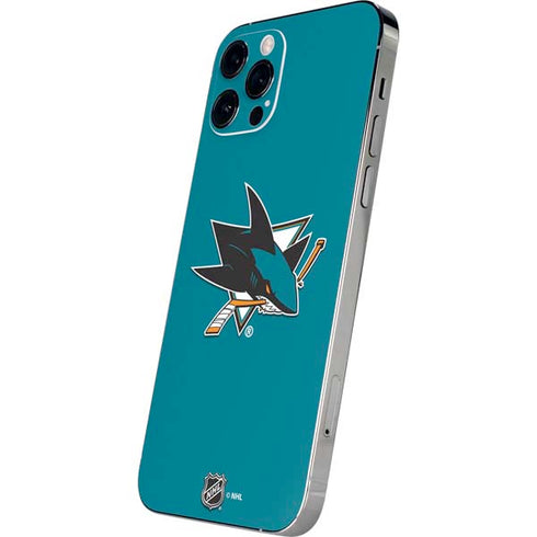 NHL San Jose Sharks Solid Background iPhone 12 Pro Max Skin