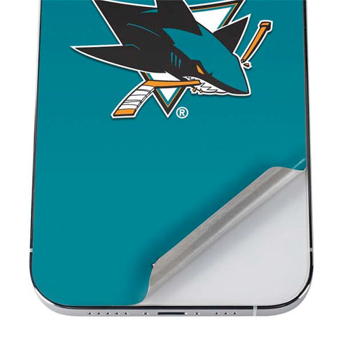 NHL San Jose Sharks Solid Background iPhone 12 Pro Max Skin