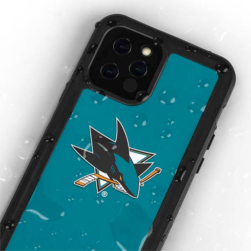 NHL San Jose Sharks Solid Background iPhone 12 Pro Max Waterproof Case