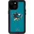 NHL San Jose Sharks Solid Background iPhone 13 Mini Waterproof Case