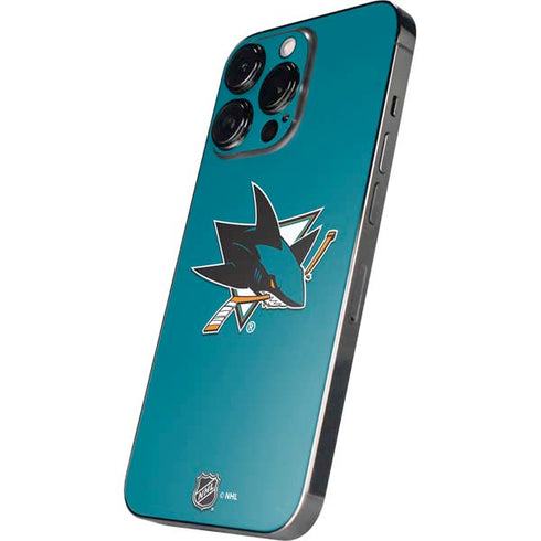 NHL San Jose Sharks Solid Background iPhone 13 Pro Max Skin