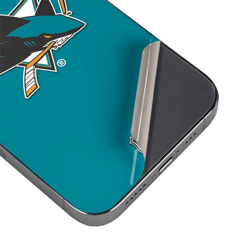 NHL San Jose Sharks Solid Background iPhone 13 Pro Max Skin