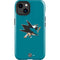 NHL San Jose Sharks Solid Background iPhone 15 Plus Impact Case