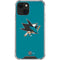NHL San Jose Sharks Solid Background iPhone 14 Plus Clear Case