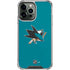 NHL San Jose Sharks Solid Background iPhone 15 Pro Max Clear Case