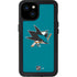 NHL San Jose Sharks Solid Background iPhone 15 Plus Waterproof Case