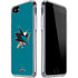 NHL San Jose Sharks Solid Background iPhone SE (2nd & 3rd Gen) Clear Case