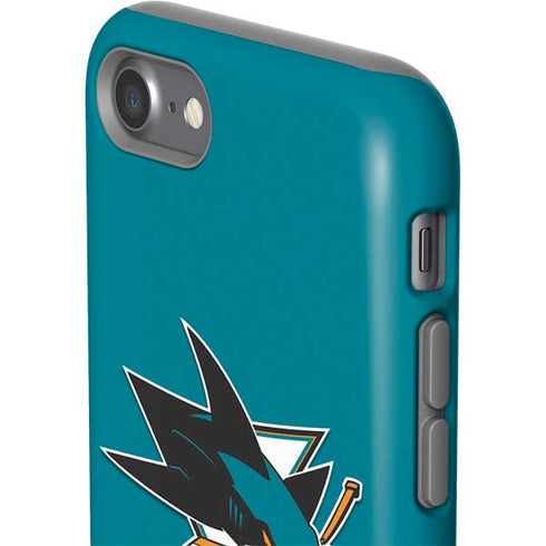 NHL San Jose Sharks Solid Background iPhone SE (2nd & 3rd Gen) Pro Case