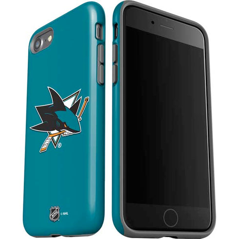 NHL San Jose Sharks Solid Background iPhone SE (2nd & 3rd Gen) Pro Case