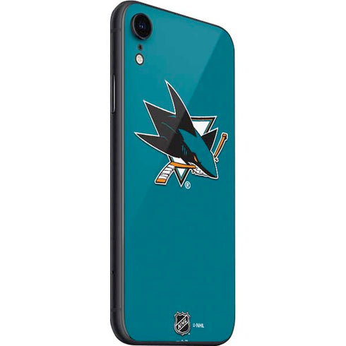 NHL San Jose Sharks Solid Background iPhone SE (2nd & 3rd Gen) Skin