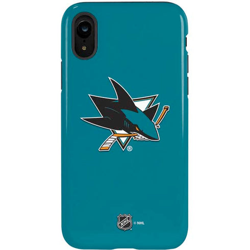 NHL San Jose Sharks Solid Background iPhone XR Pro Case
