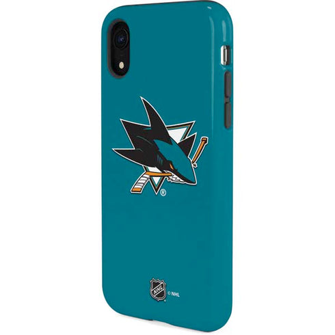 NHL San Jose Sharks Solid Background iPhone XR Pro Case