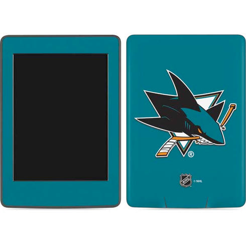 NHL San Jose Sharks Solid Background Amazon Kindle Skin