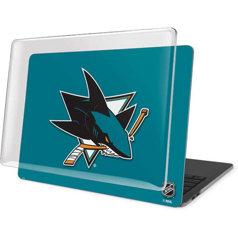 NHL San Jose Sharks Solid Background MacBook Pro 16in (2019-20) Case plus Skin