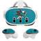 NHL San Jose Sharks Solid Background Meta Quest 3 Skin