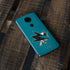 NHL San Jose Sharks Solid Background Moto E5 Plus Skin
