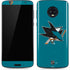NHL San Jose Sharks Solid Background Moto G6 Skin