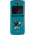 NHL San Jose Sharks Solid Background Motorola RAZR Skin