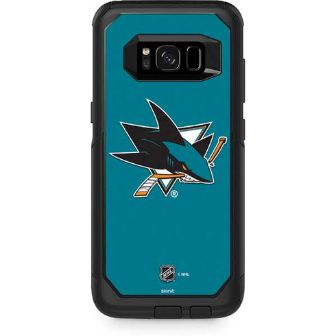 NHL San Jose Sharks Solid Background Otterbox Commuter Galaxy Skin