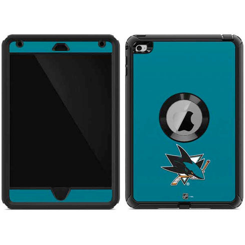 NHL San Jose Sharks Solid Background Otterbox Defender iPad Skin
