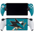 NHL San Jose Sharks Solid Background PlayStation Portal Remote Player Skin
