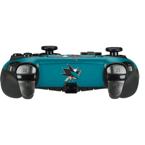 NHL San Jose Sharks Solid Background PlayStation Scuf Vantage 2 Controller Skin