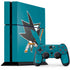 NHL San Jose Sharks Solid Background PS4 Console and Controller Bundle Skin