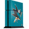 NHL San Jose Sharks Solid Background PS4 Console Skin