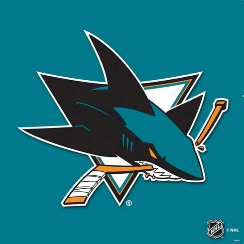 NHL San Jose Sharks Solid Background PS4 Slim Skin