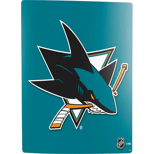 NHL San Jose Sharks Solid Background PS5 Digital Edition Bundle Skin
