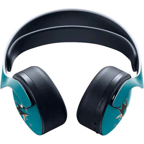 NHL San Jose Sharks Solid Background PULSE 3D Wireless Headset for PS5 Skin
