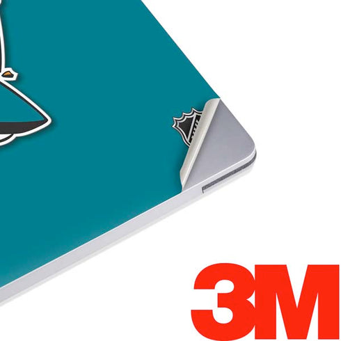 NHL San Jose Sharks Solid Background Surface Laptop 3 13.5in Skin