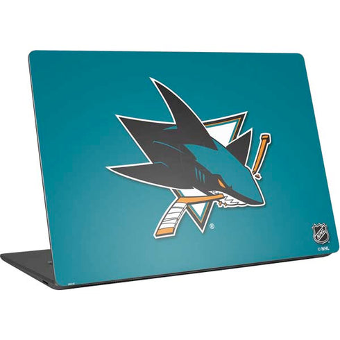 NHL San Jose Sharks Solid Background Surface Laptop 4 15in Skin