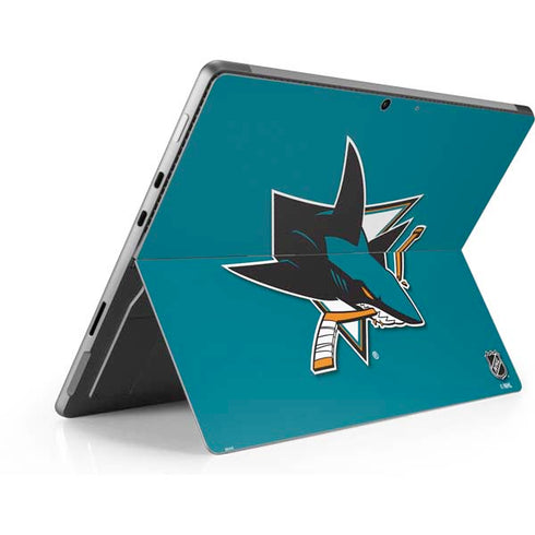 NHL San Jose Sharks Solid Background Surface Pro 8 Skin