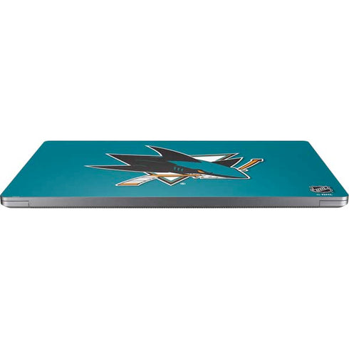 NHL San Jose Sharks Solid Background Universal Laptop 16.6in (13.4 x 9.7in) Skin